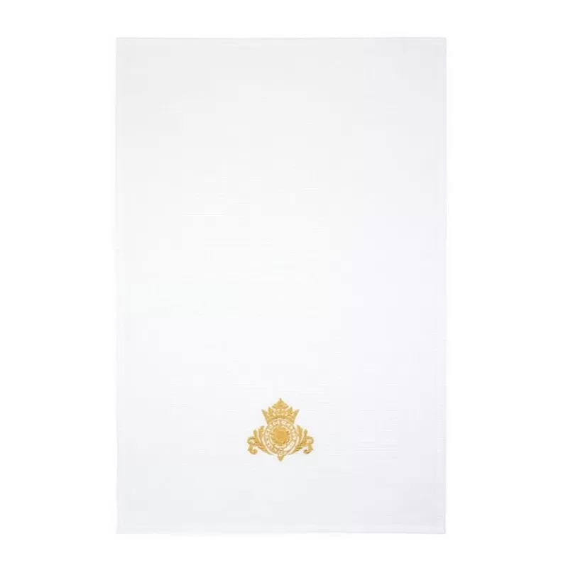 Home Linens | Royal Collection Shop Windsor Castle Waffle Tea Towel Set Of 2
